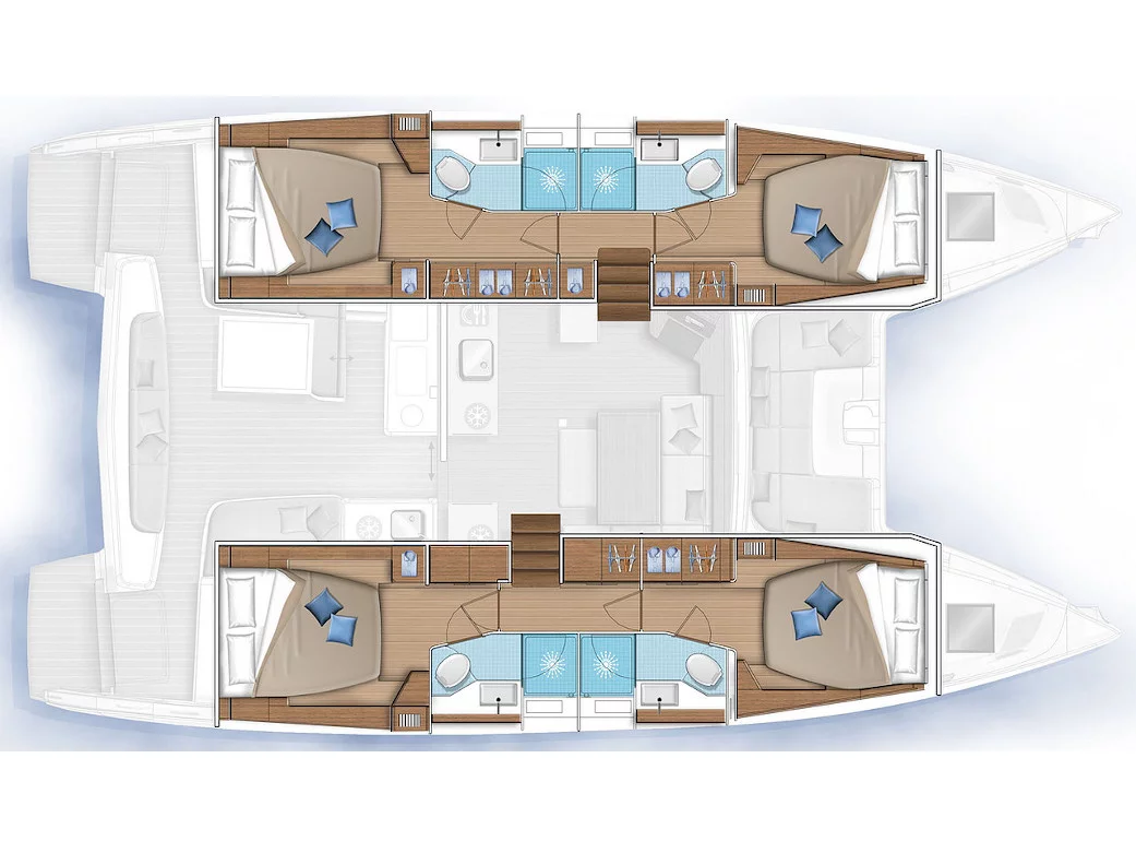 Lagoon 46 (KeYMA) Plan image - 20