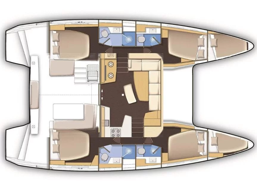 Lagoon 42 (The Key of Joy) Plan image - 17