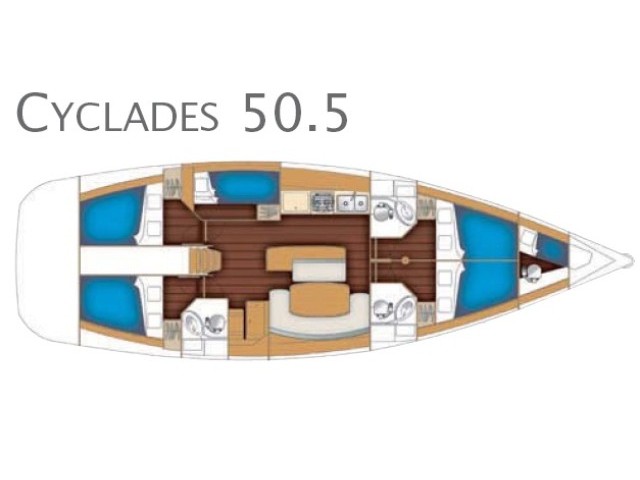 Photo #5 - Cyclades 50.5 (Galeodea) en Portorosa - 5385