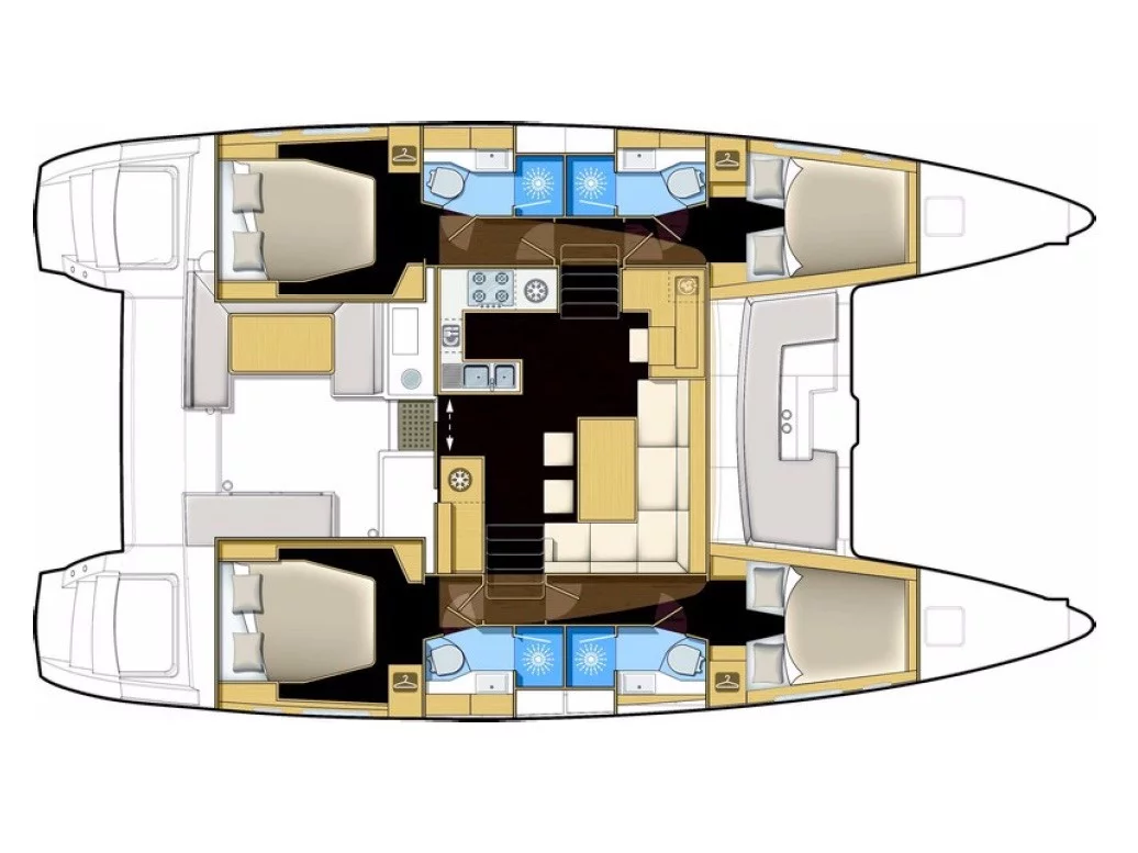 Lagoon 450 Fly (--Watermaker-SolarPanel) (Corona Borealis) Plan image - 5