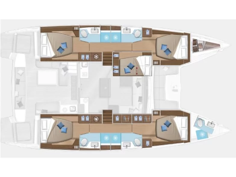Lagoon 50 (Clara) Plan image - 7