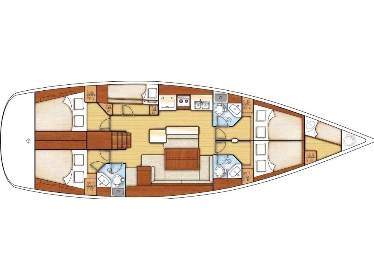 Beneteau Oceanis 50 Family (Seladon II) Plan image - 5