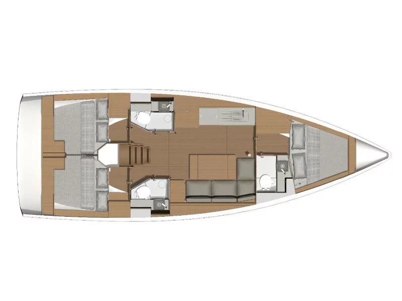 Dufour 390 (Joy 5) Plan image - 1