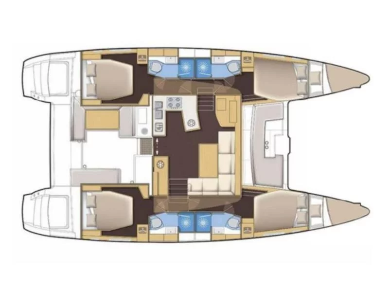 Lagoon 46 (Machango) Plan image - 1