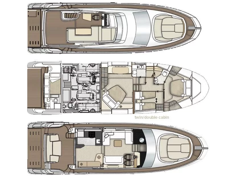 Azimut 55 Fly (BE HAPPY) Plan image - 23