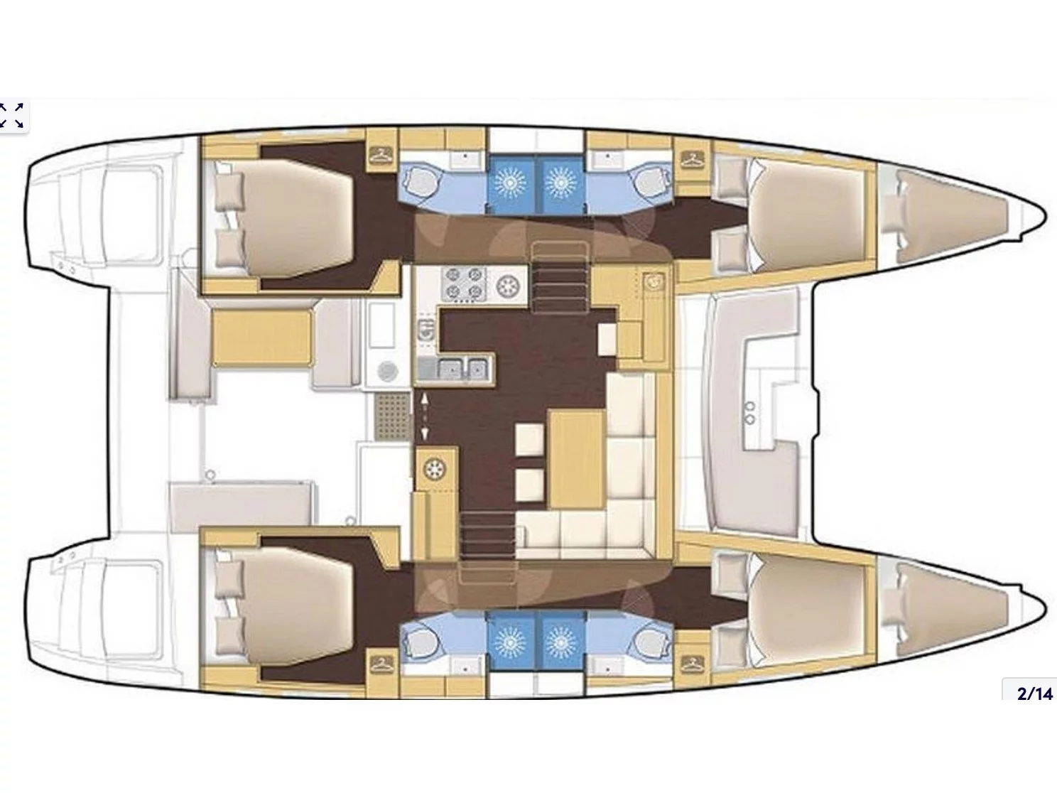 Lagoon 450 Fly (ArMarg) Plan image - 32