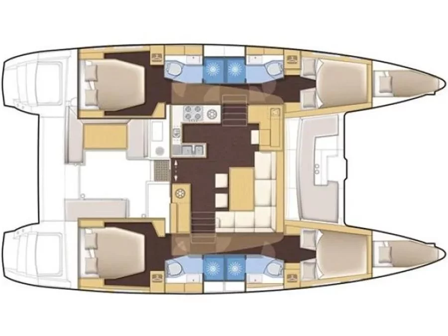 Lagoon 450 Fly (GIN TONIC) Plan image - 5