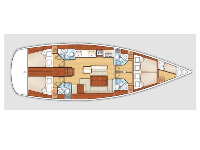 Oceanis 50 (Fata Morgana) Plan image - 7