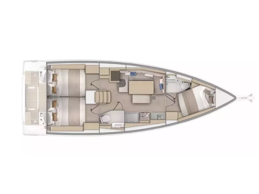 Oceanis 37.1 (Aquarius) Plan image - 5