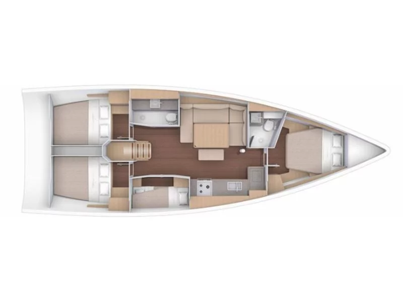 Dufour 430 GL (Sweet) Plan image - 16