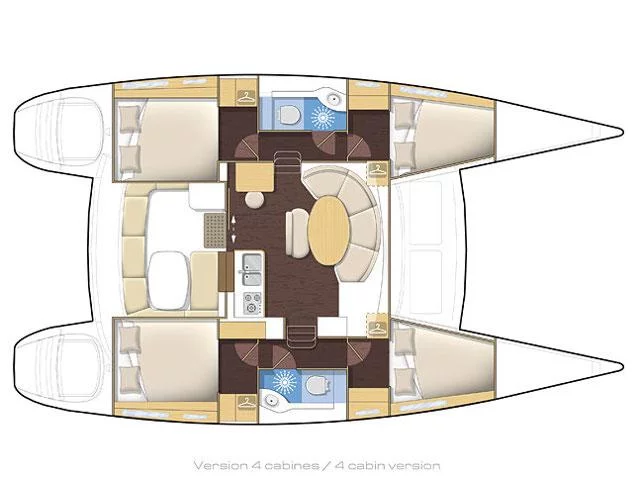 Lagoon 380 (AF-L380(II)) Plan image - 1