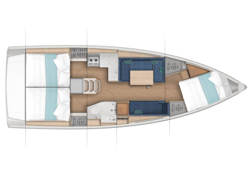 Photo #2 - Sun Odyssey 380 (Maitai) in Nieuwpoort - 10800