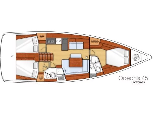 Oceanis 45 (Storm Dancer 1) Plan image - 2