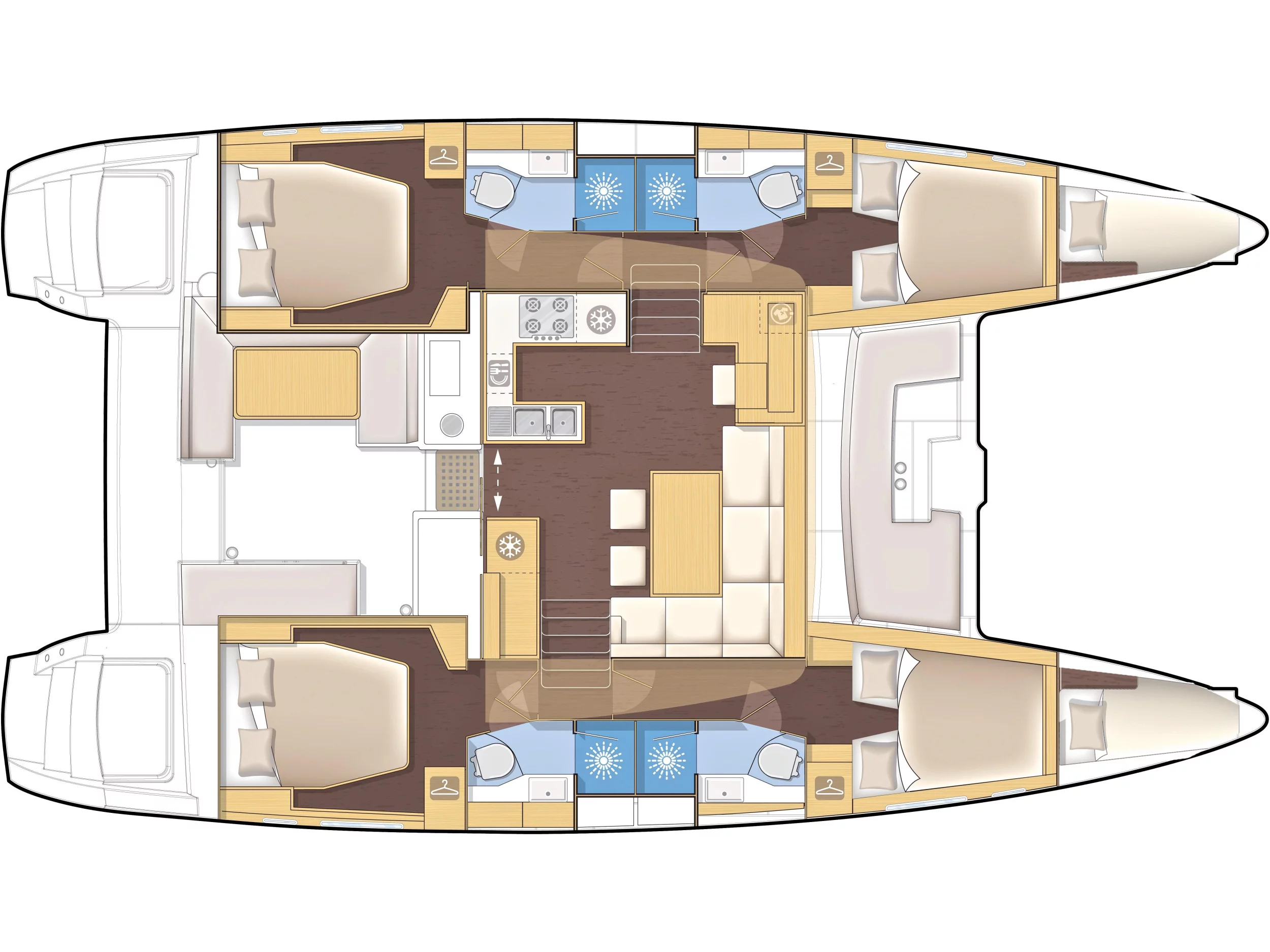 Lagoon 450 (MAJESTIC) Plan image - 4