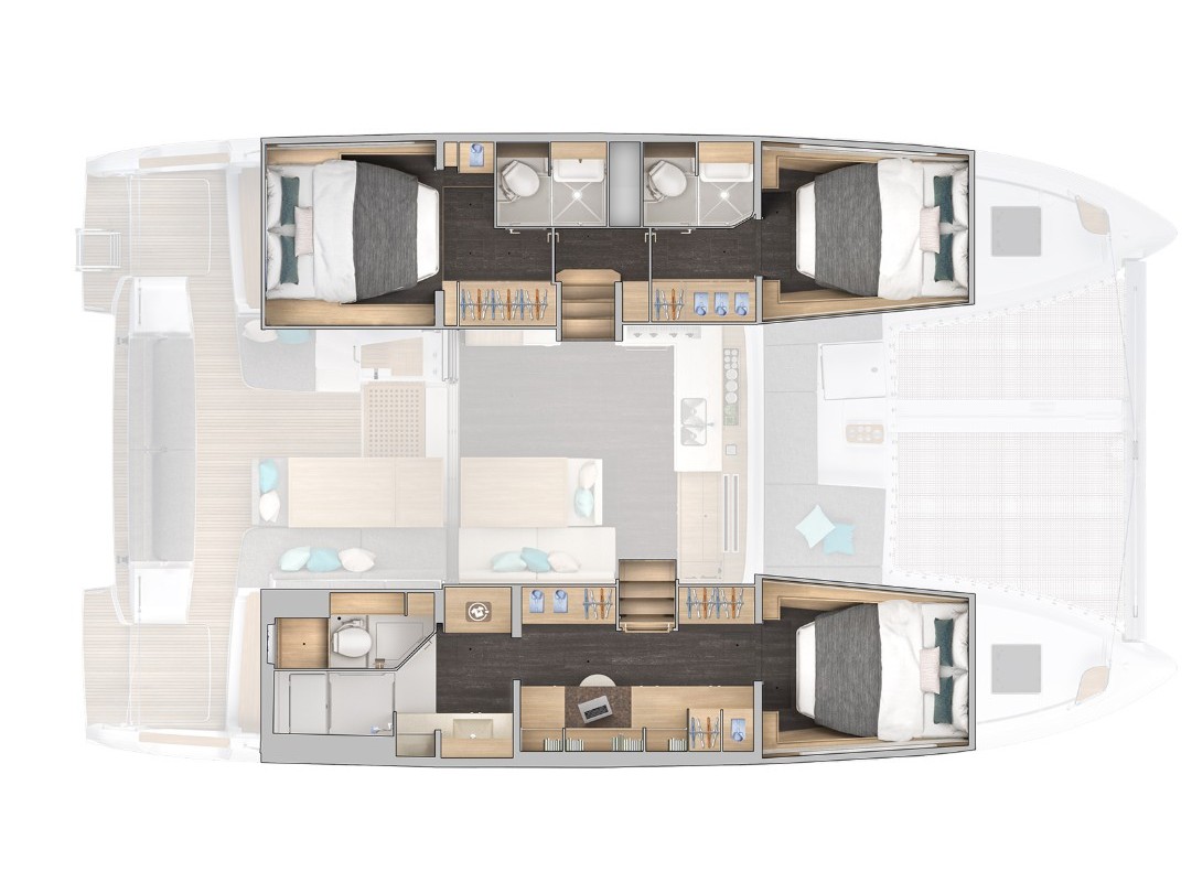 Lagoon 43 - OWNER VERSION — photo 2