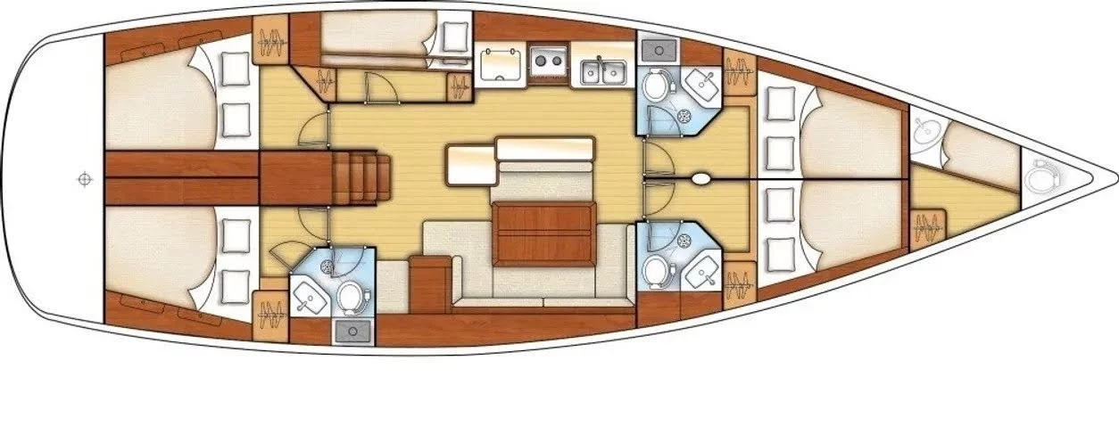 Beneteau Oceanis 50 Family (Seladon II)  - 14