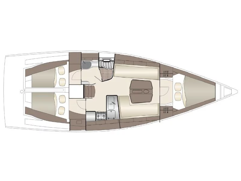 Dehler 38 SQ (Polaris) Plan image - 5