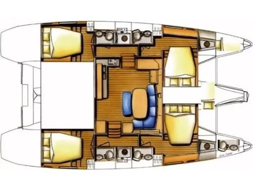 Lagoon 420 (Dynamis) Plan image - 8