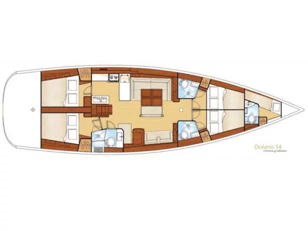 Oceanis 54 (Valasia) Plan image - 11