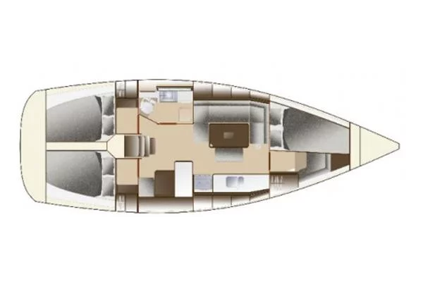 Dufour 375 GL (China girl) Plan image - 11