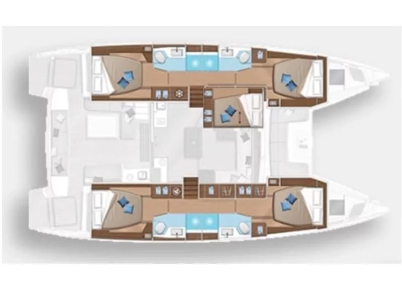Lagoon 50 (OHANA) Plan image - 10