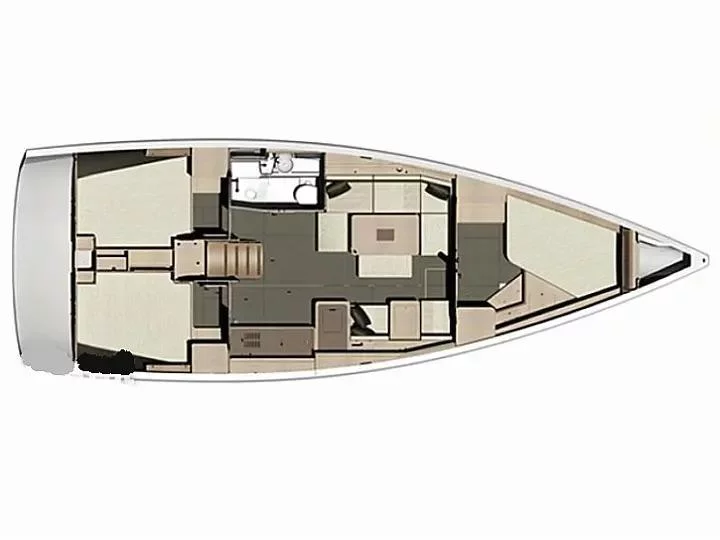 Dufour 410 Grand Large (Tigre do Mar) Plan image - 2