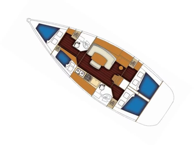 Cyclades 43.4 (CRASH) Plan image - 8