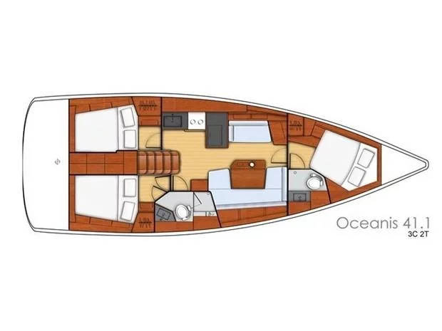 Oceanis 41.1 (Salt Shaker) Plan image - 3