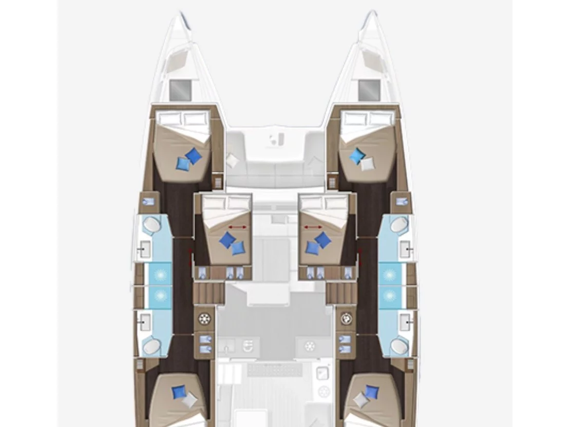 Lagoon 51 (Pearl) Plan image - 3