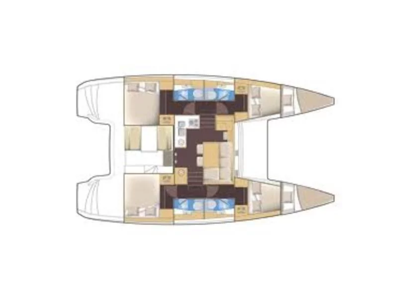 Lagoon 39 (Anegada) Plan image - 3