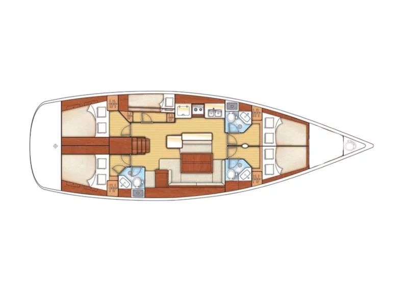 Oceanis 50 Family (EVITA I) Plan image - 17