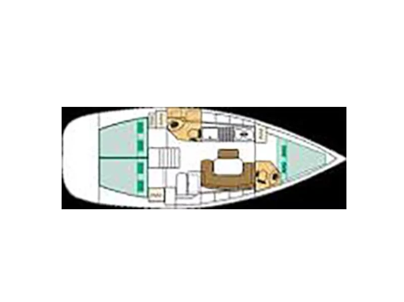 Beneteau Cyclades 39.3 (Helena) Plan image - 12