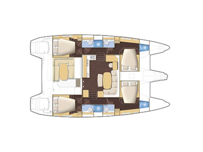 Lagoon 421 (Marielle) Plan image - 9