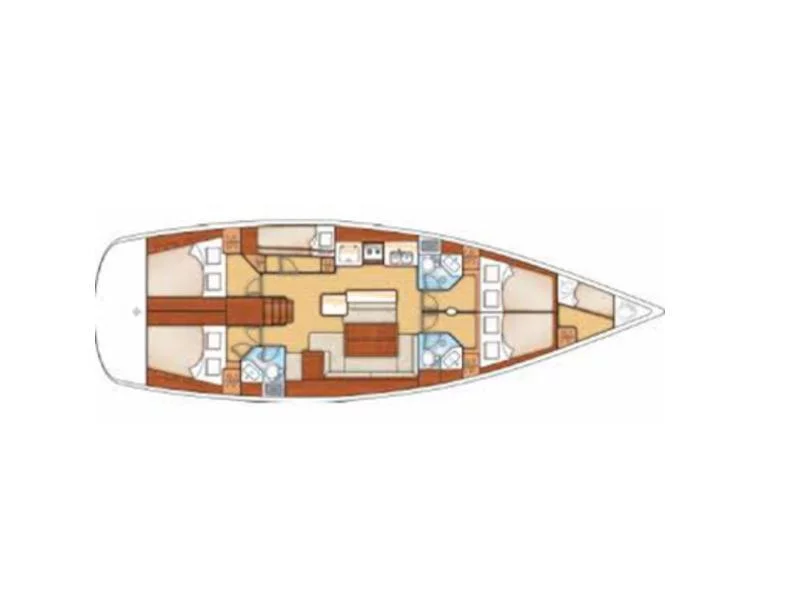 Beneteau Cyclades 50.5 (SaPhiSo III) Plan image - 16