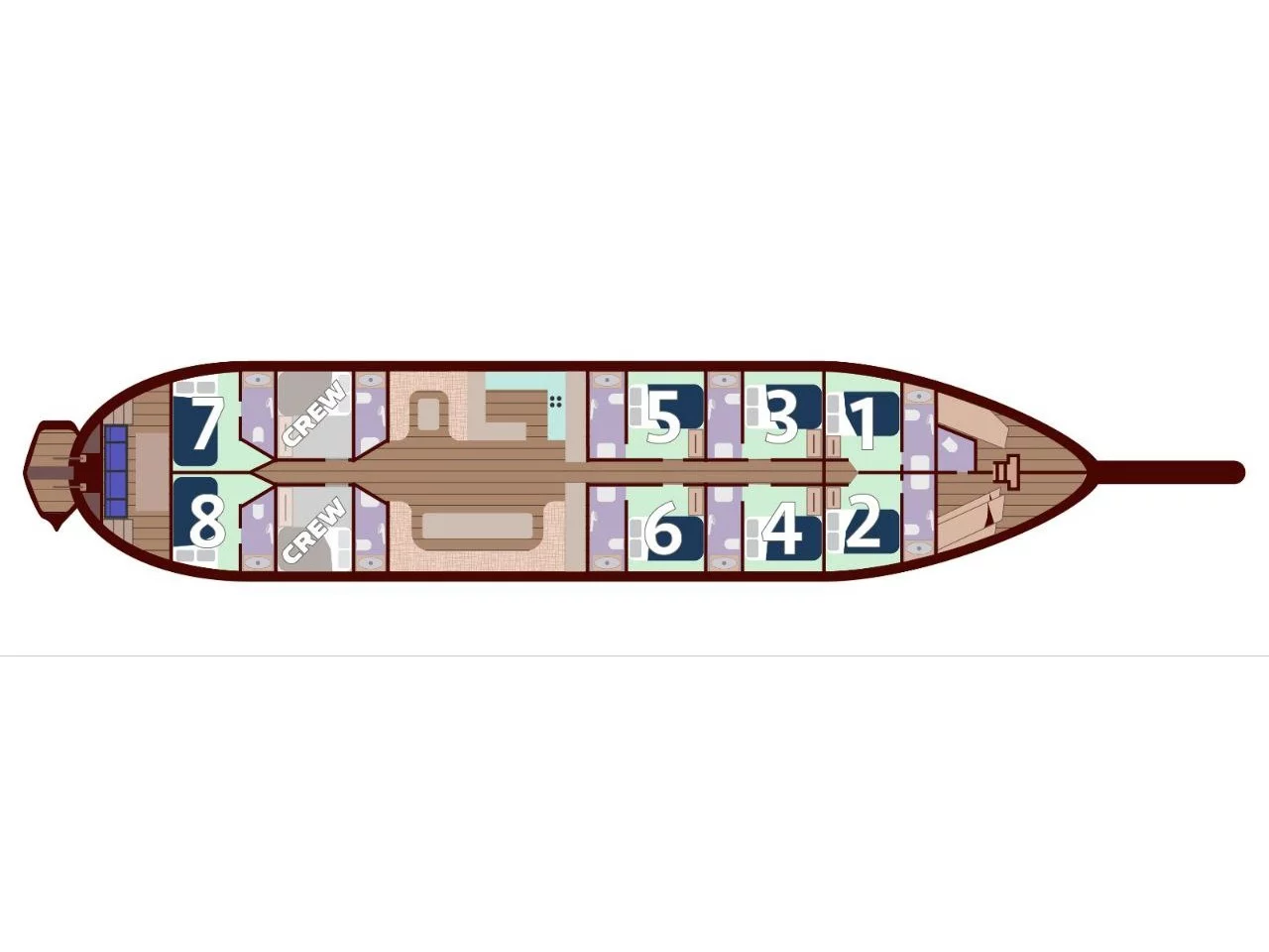 Gulet Techne (Techne) Plan image - 2