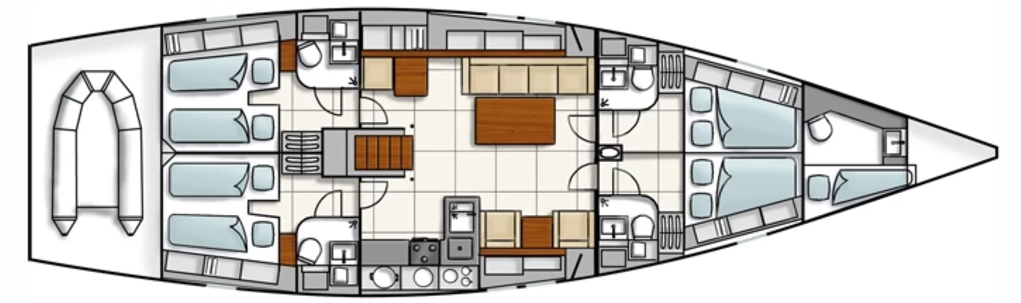 Hanse 540e (APOLLONIS)  - 19