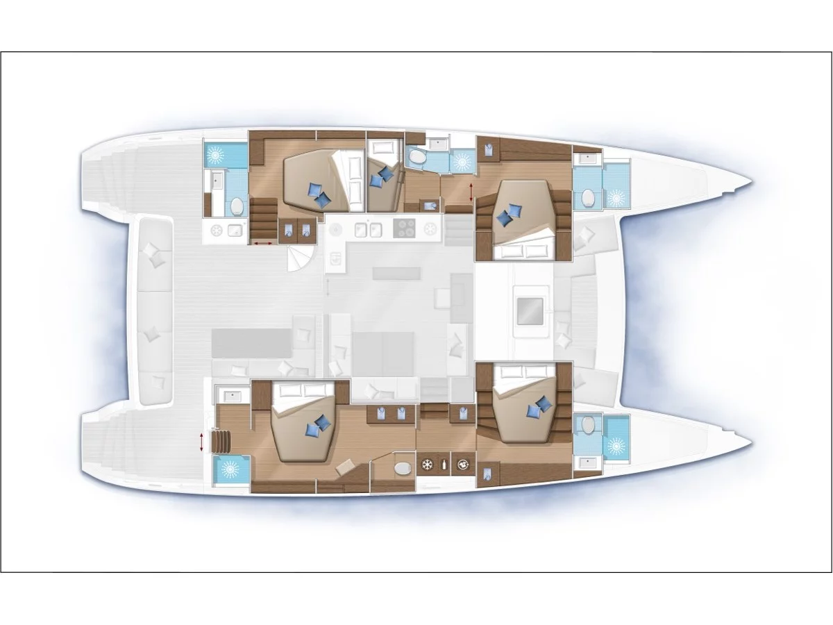 Lagoon 560 (Adeia II) Plan image - 4