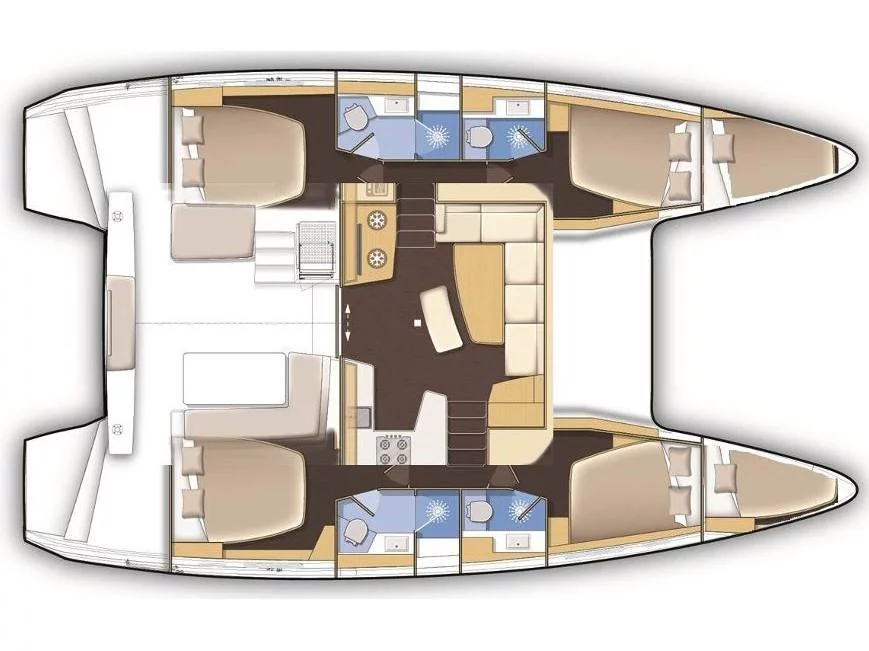 Lagoon 42 (Orion IX) Plan image - 2