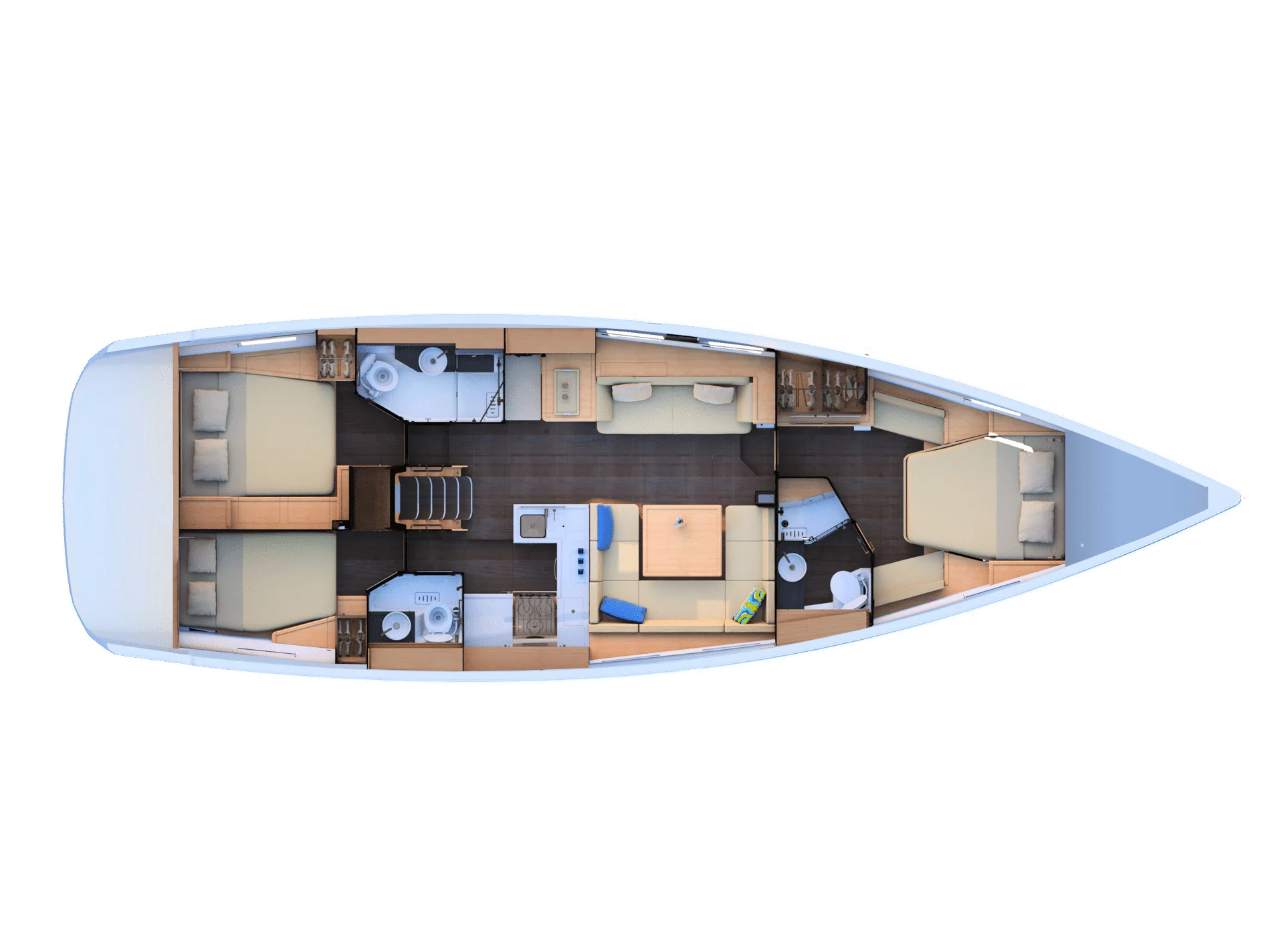 Jeanneau 51 (Sogno di Mare) Plan image - 9