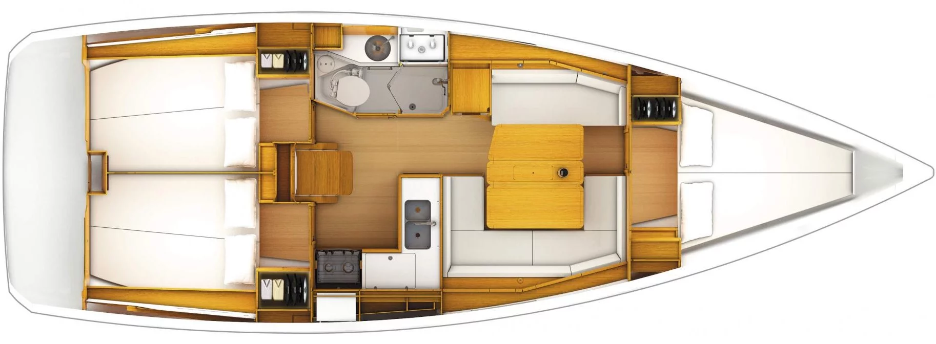 Sun Odyssey 389 (Gin Fizz)  - 14