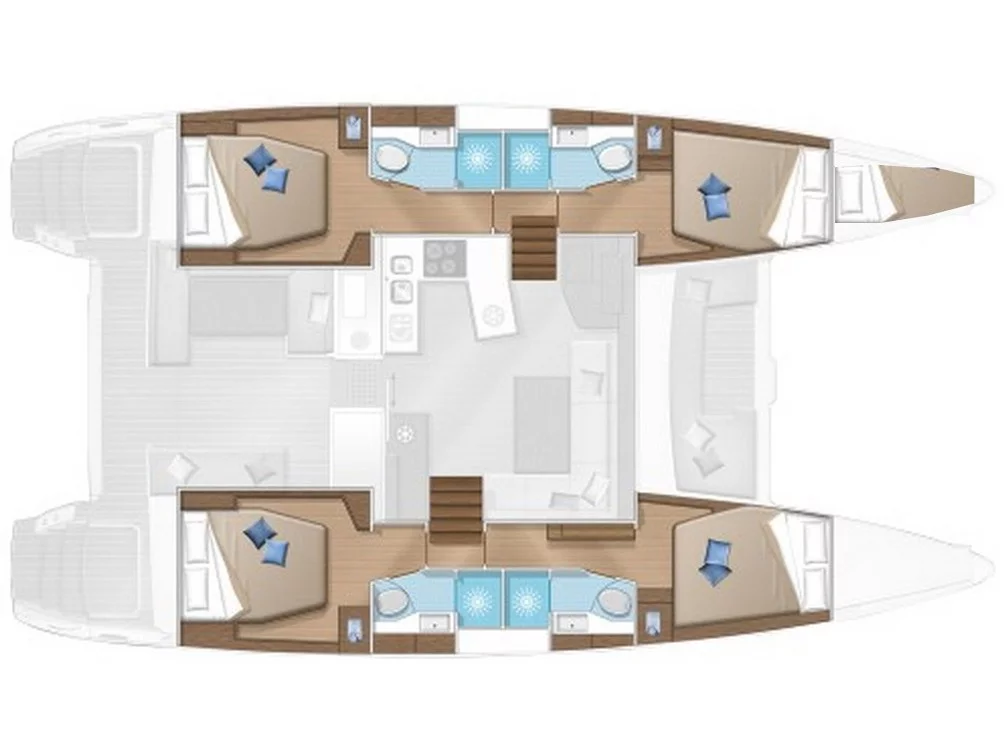 Lagoon 450F (Big Dream) Plan image - 6