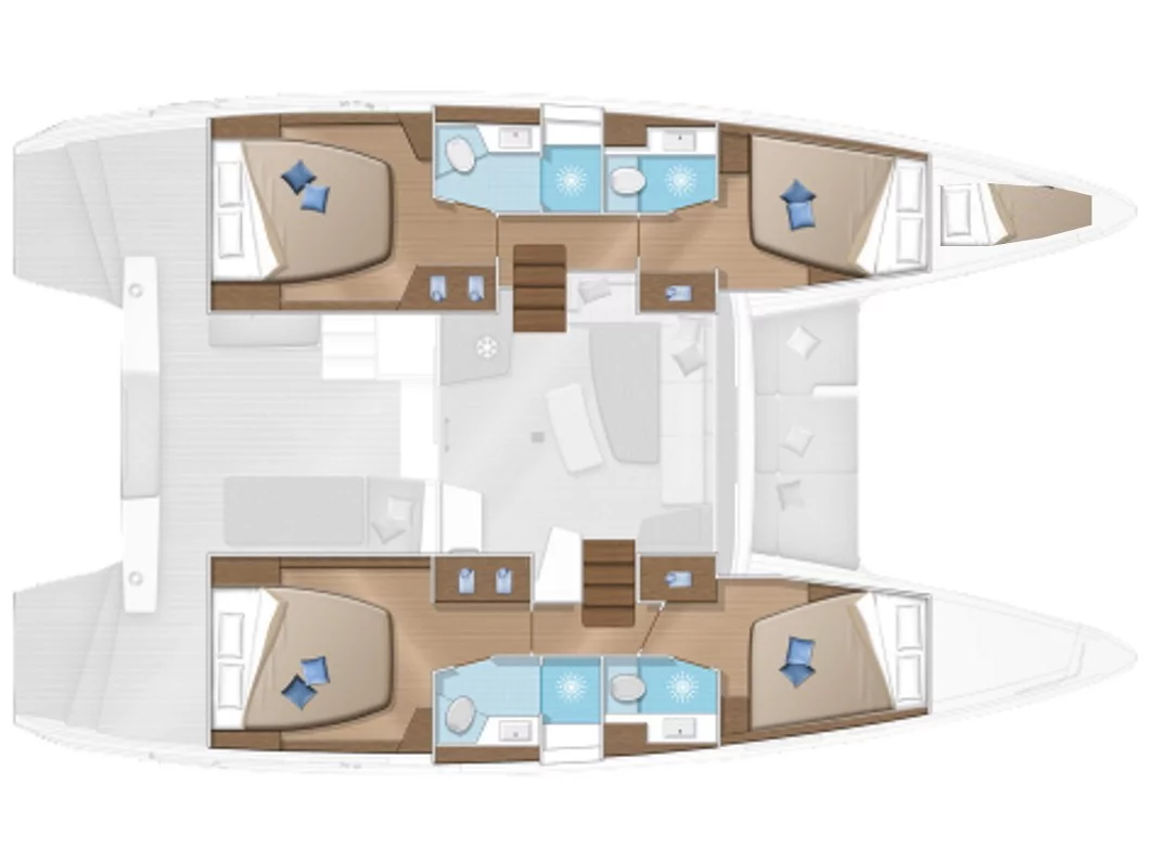 Lagoon 42 (Little Dream) Plan image - 23