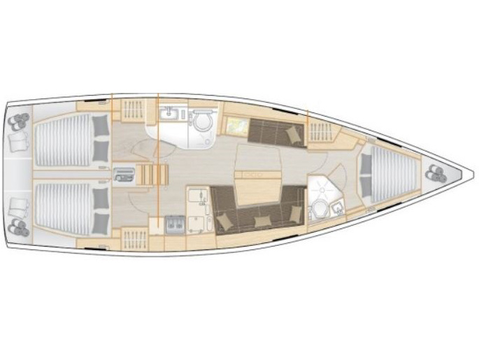 Photo #17 - Hanse 418 (Dafne) en Marmaris - 17398