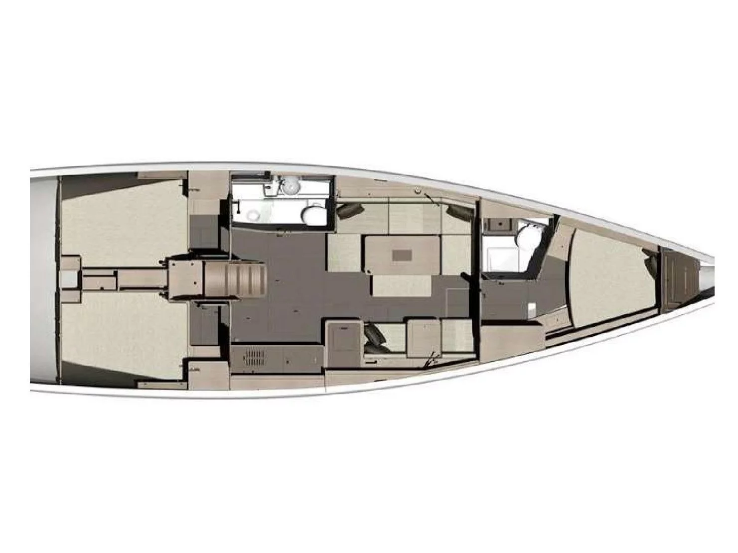 Dufour 412 GL (Domi) Plan image - 9