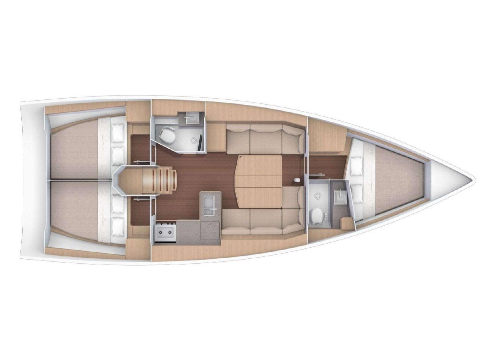 Photo #2 - Dufour 390 Grand Large (Giustina) en Portisco - 25160