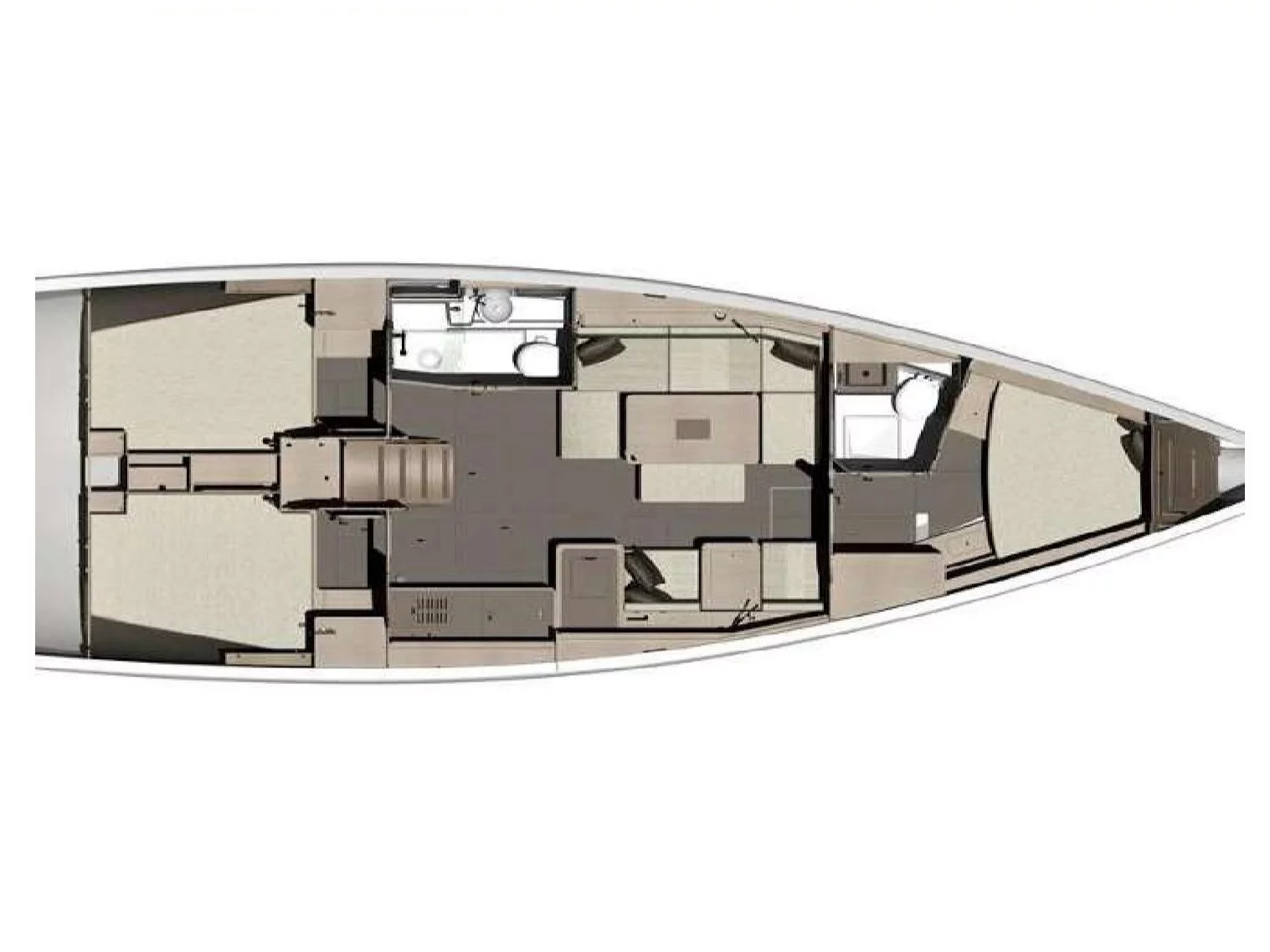 Dufour 412 GL (Gavi) Plan image - 5