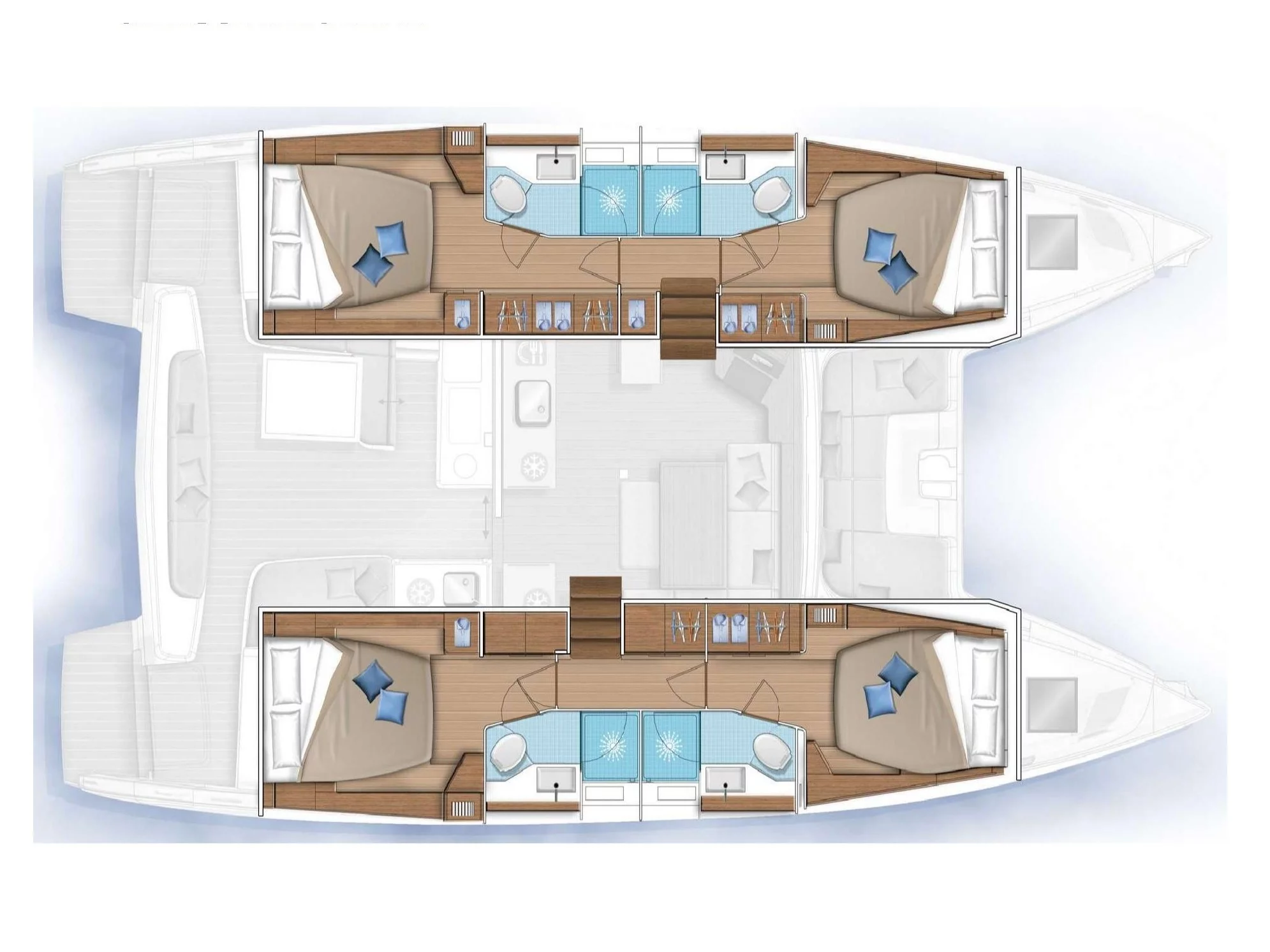 Lagoon 46 (Dream Lagoon) Plan image - 11