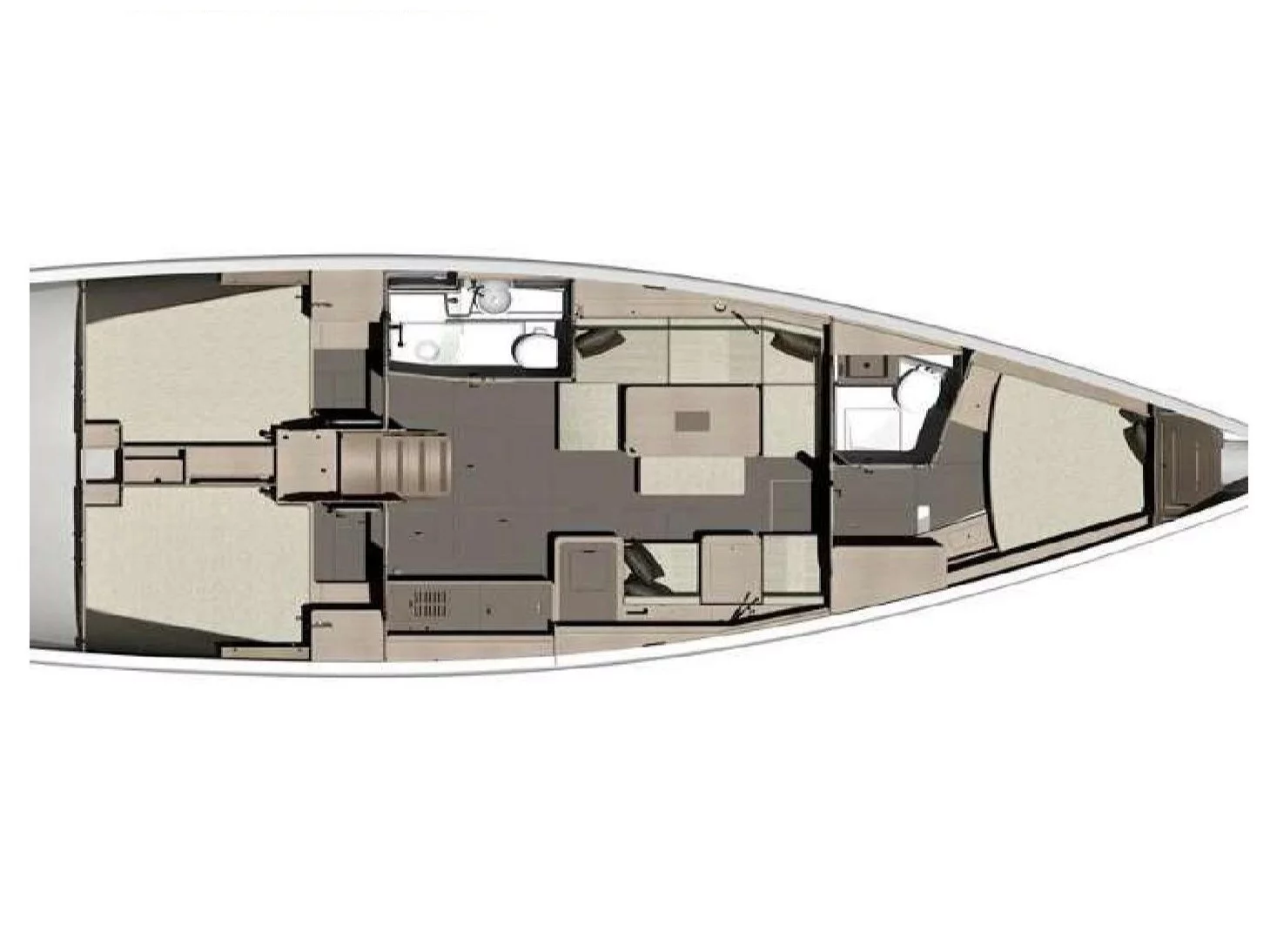 Dufour 412 GL (Francesca II) Plan image - 9