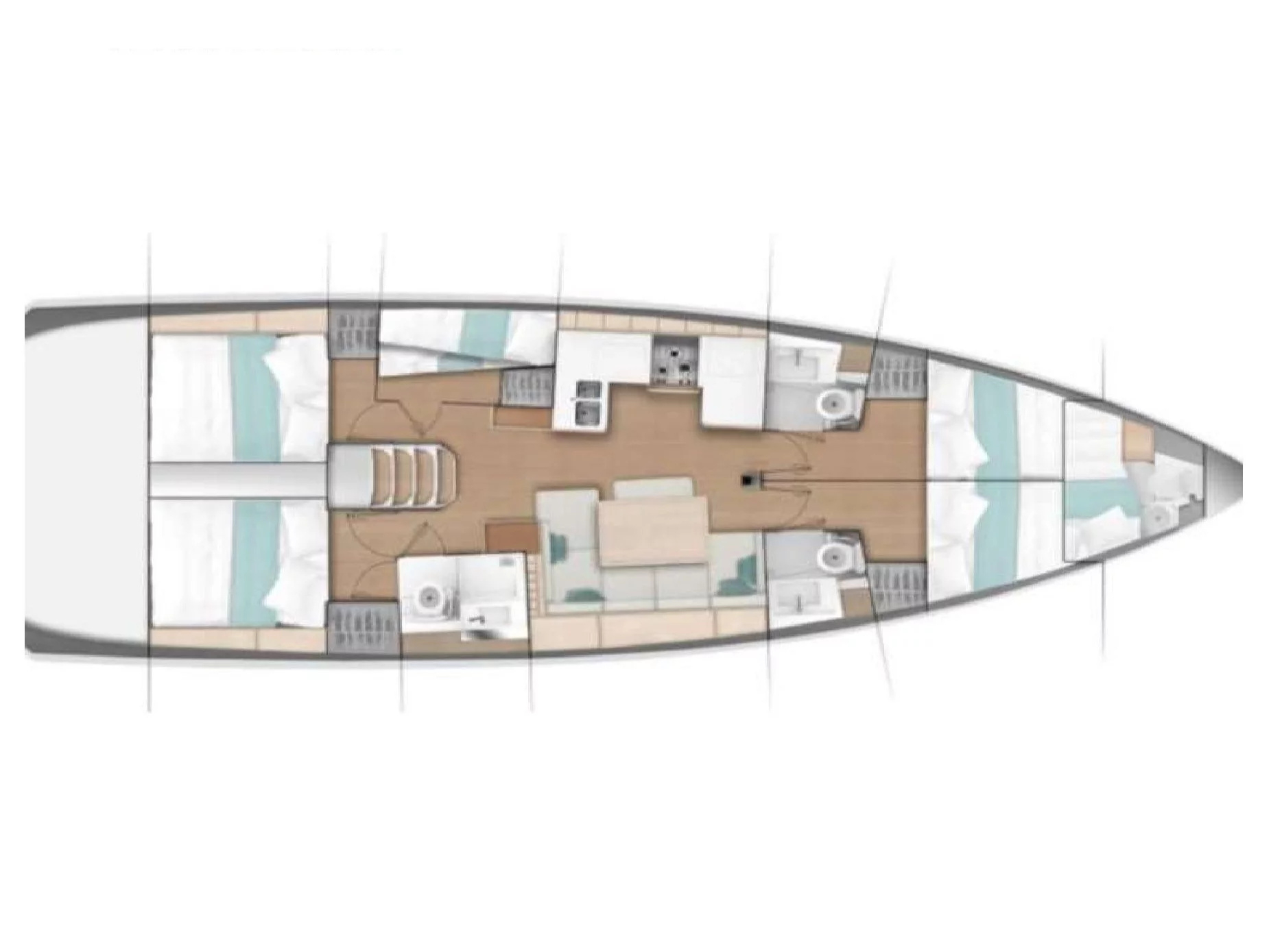 Sun Odyssey 490 (Evita) Plan image - 12