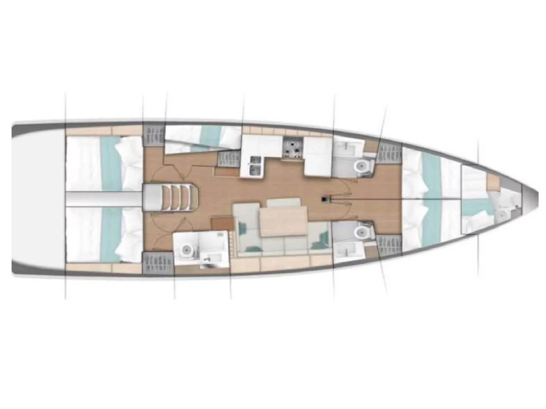 Sun Odyssey 490 (Frida) Plan image - 15